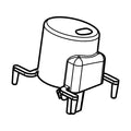 Recambio Electrolux - Interruptor de inicio-pausa para electrodoméstico - 1082149012
