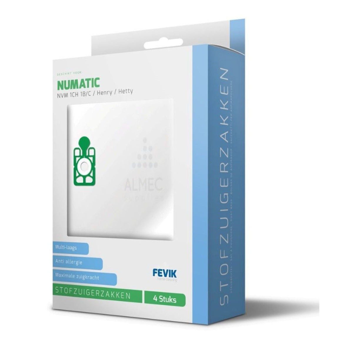 Recambio Numatic Henry/James - Bolsas para aspiradora - 52116-4