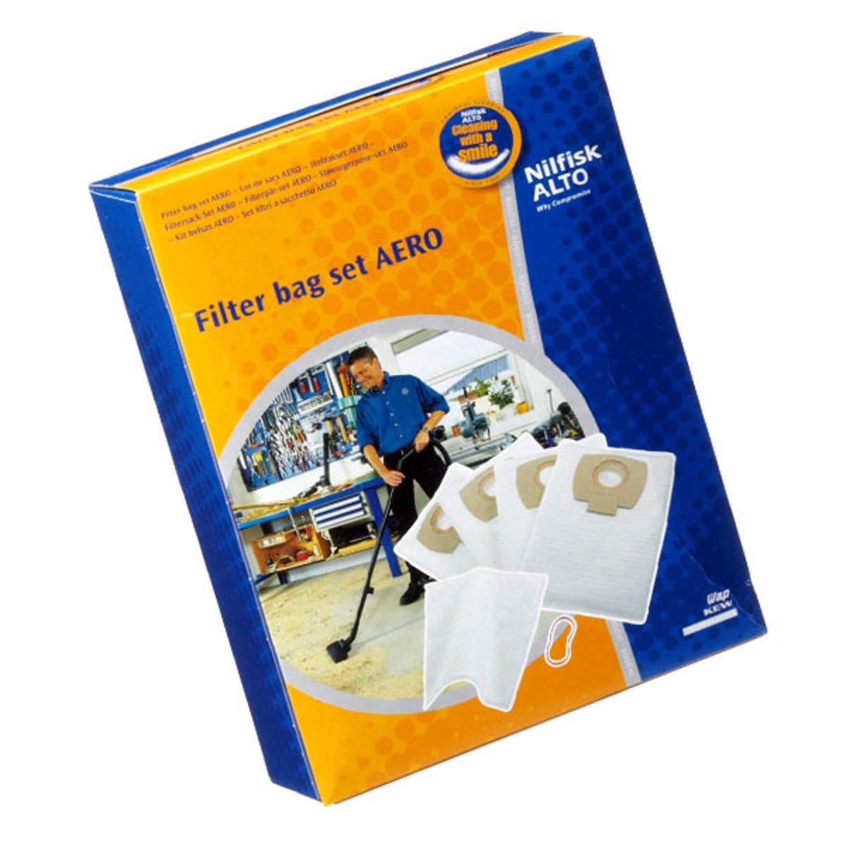 Recambio Nilfisk Aero - Pack de 5 bolsas aspirador - 302002404