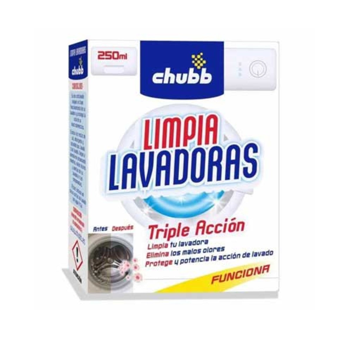 Recambio Chubb - Limpiador descalcificador para lavadora - c01556