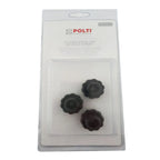 Kit 3 cepillos laton vaporeta Polti Pro 95 Turbo Flexi PAEU0297