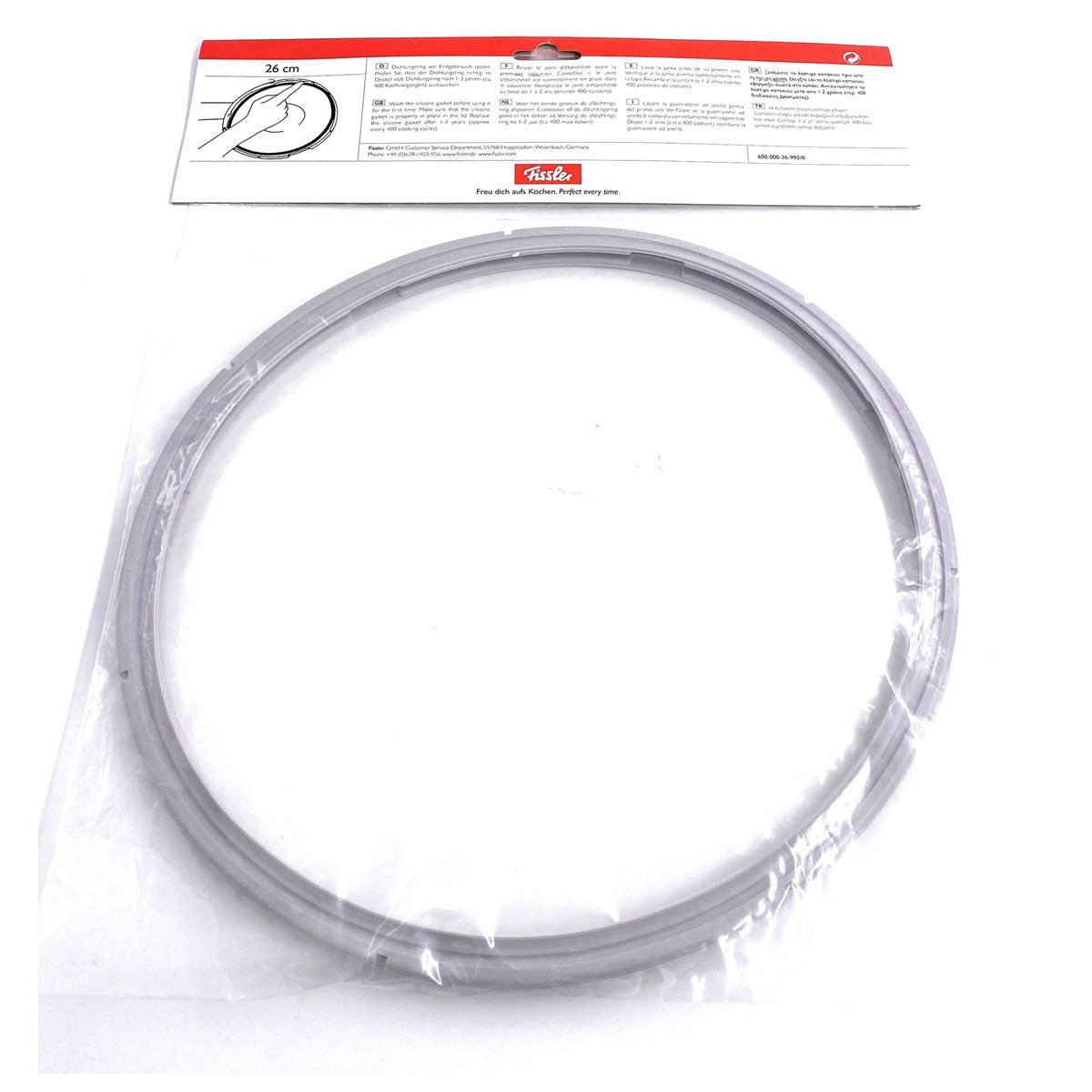 Recambio Fissler Vitavit 26 cm - Junta para olla super rápida - 600-000-26795