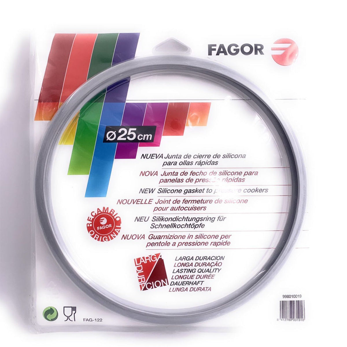 Recambio Fagor - Junta 25cm para olla súper rápida - M18804555