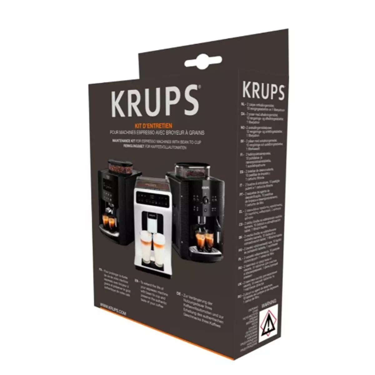 Recambio Krups - Kit desincrustante limpiador para cafetera - XS530010