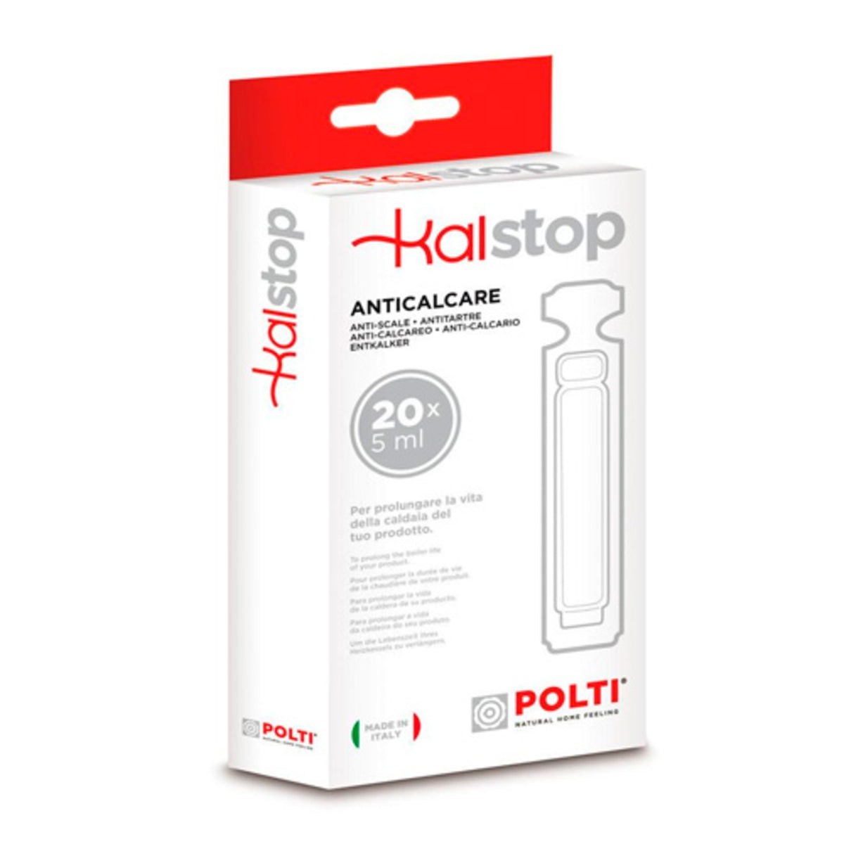 Recambio Polti KALSTOP-TP 2000 - Ampollas de líquido antical - PAEU0094