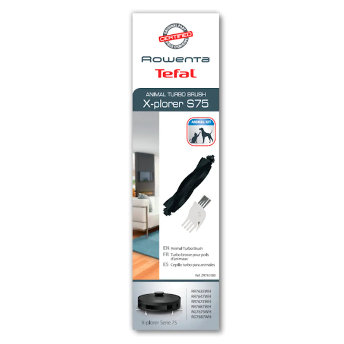 Kit cepillo turbo robot aspirador Rowenta X-Plorer Serie 75 ZR761000