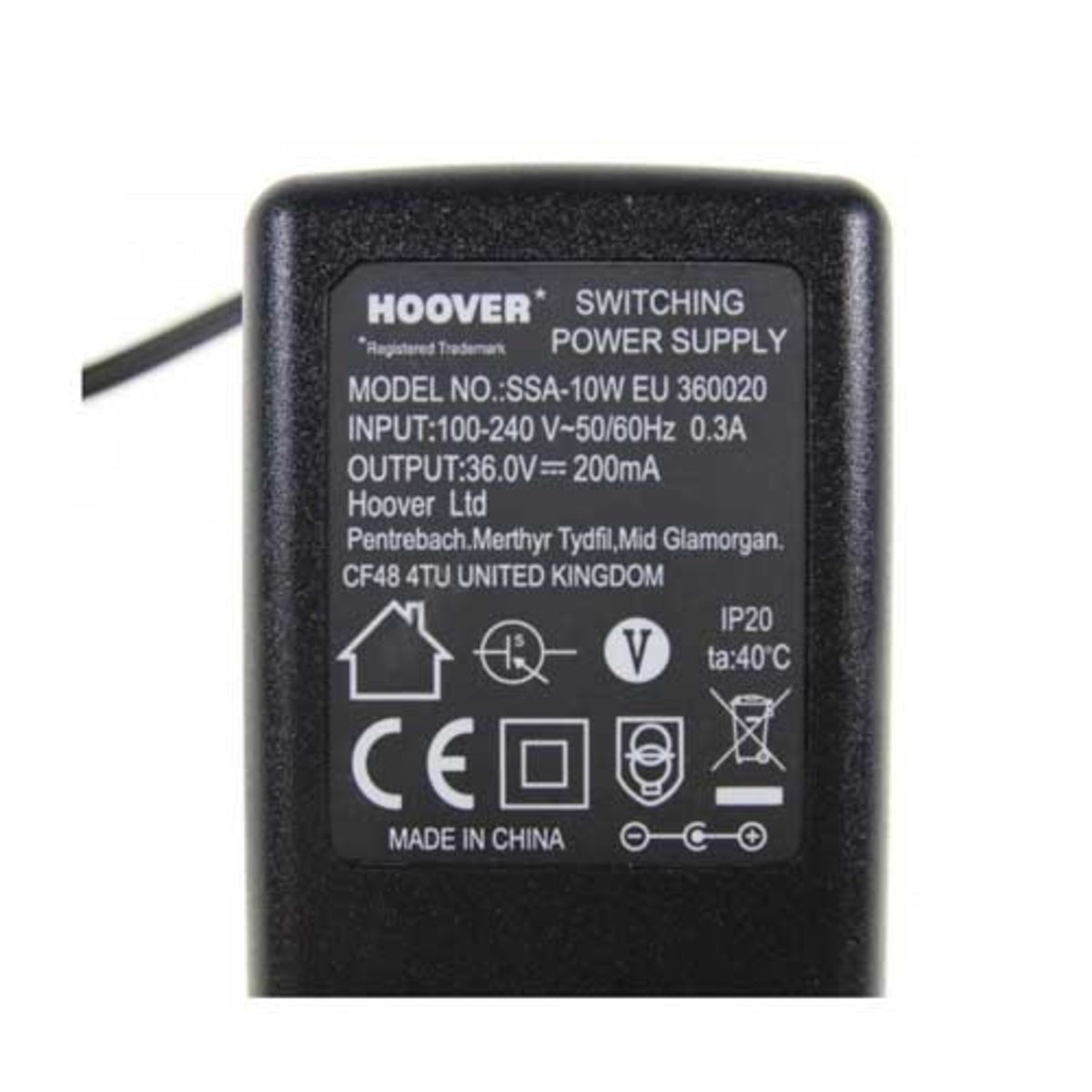 Recambio Hoover - Cargador de aspirador escoba - 48006268