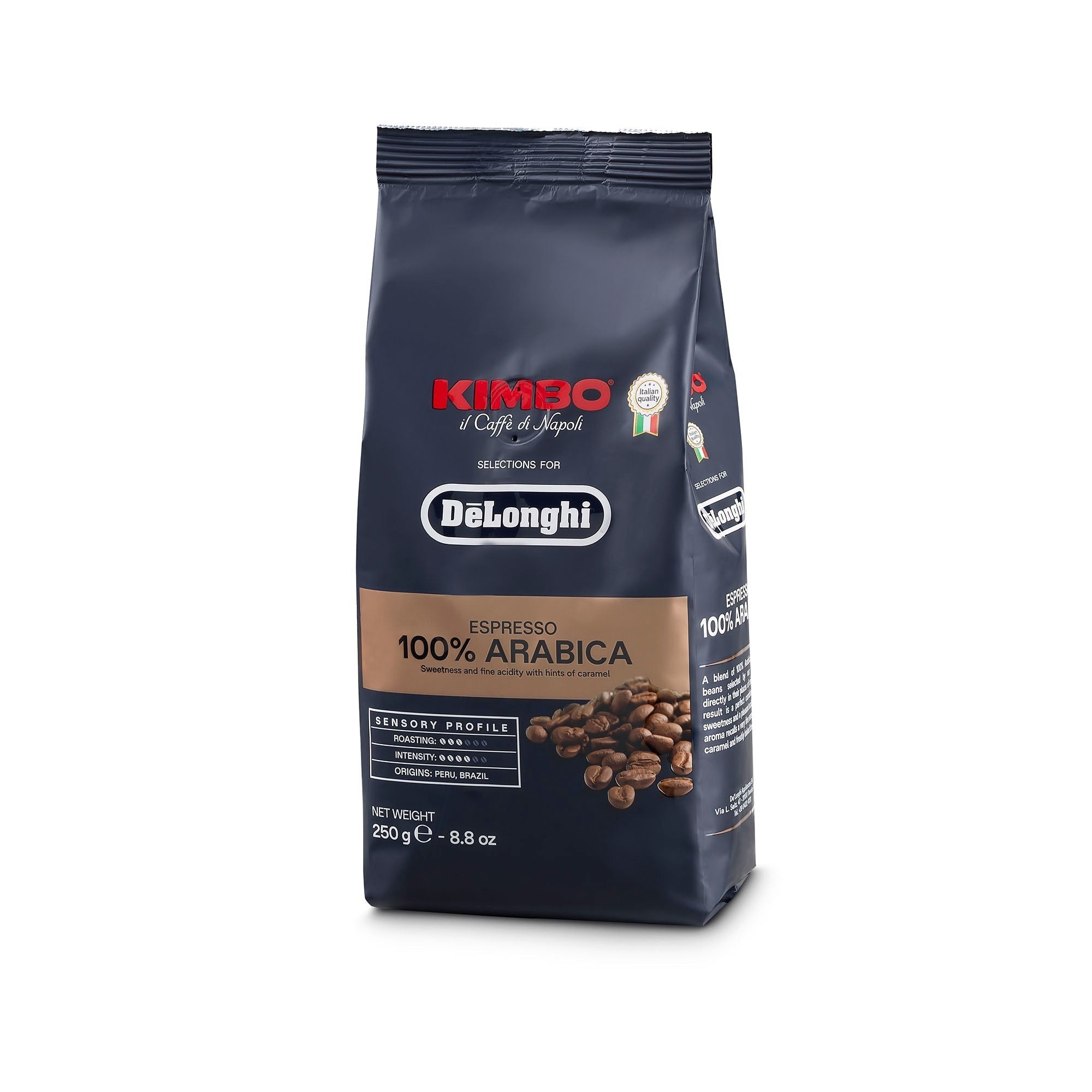 Recambio Delonghi Kimbo - Café 100% Arabica en grano - 5513282381