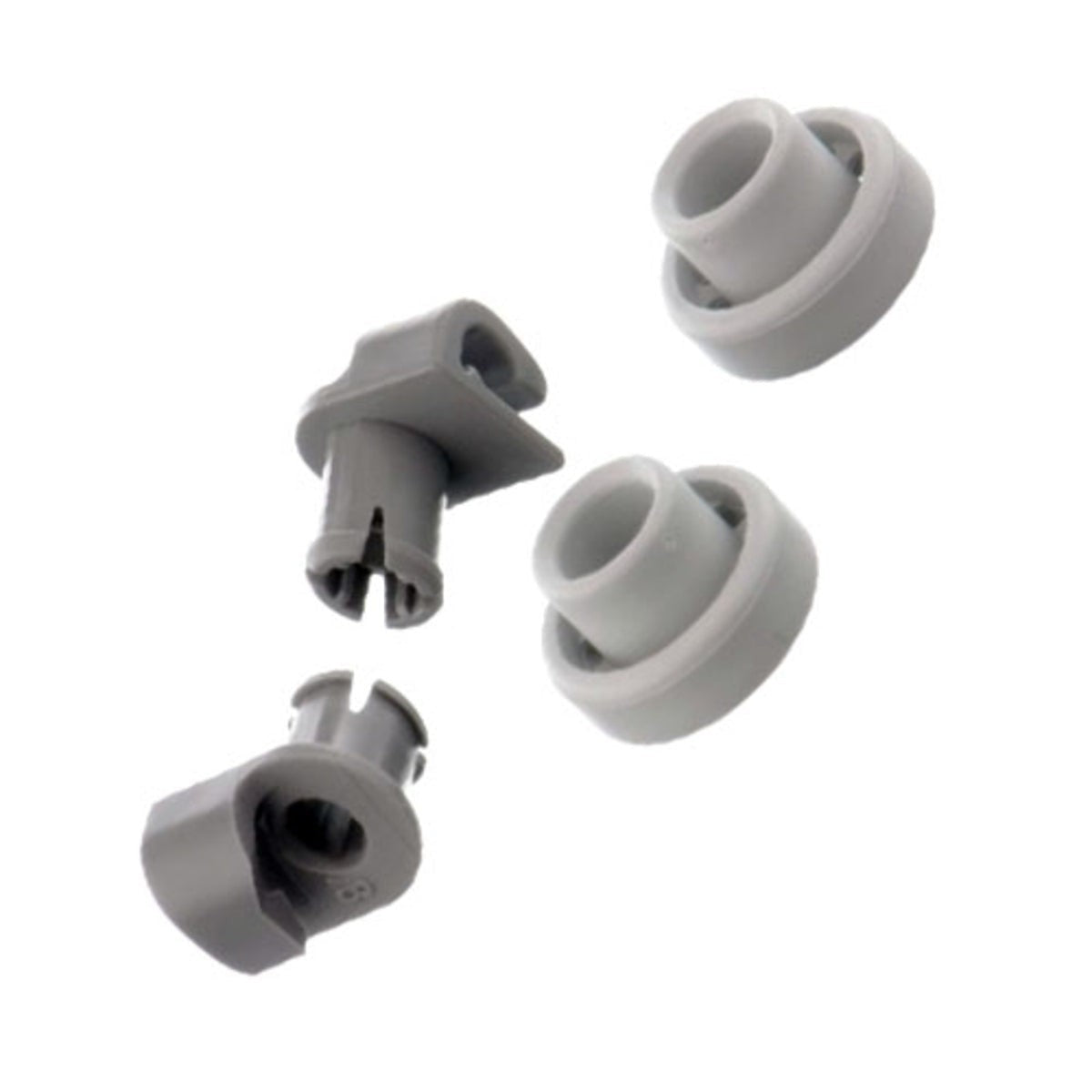 Recambio Siemens, Bosch - Conjunto original de ruedas para cesto lavavajillas - 00424717