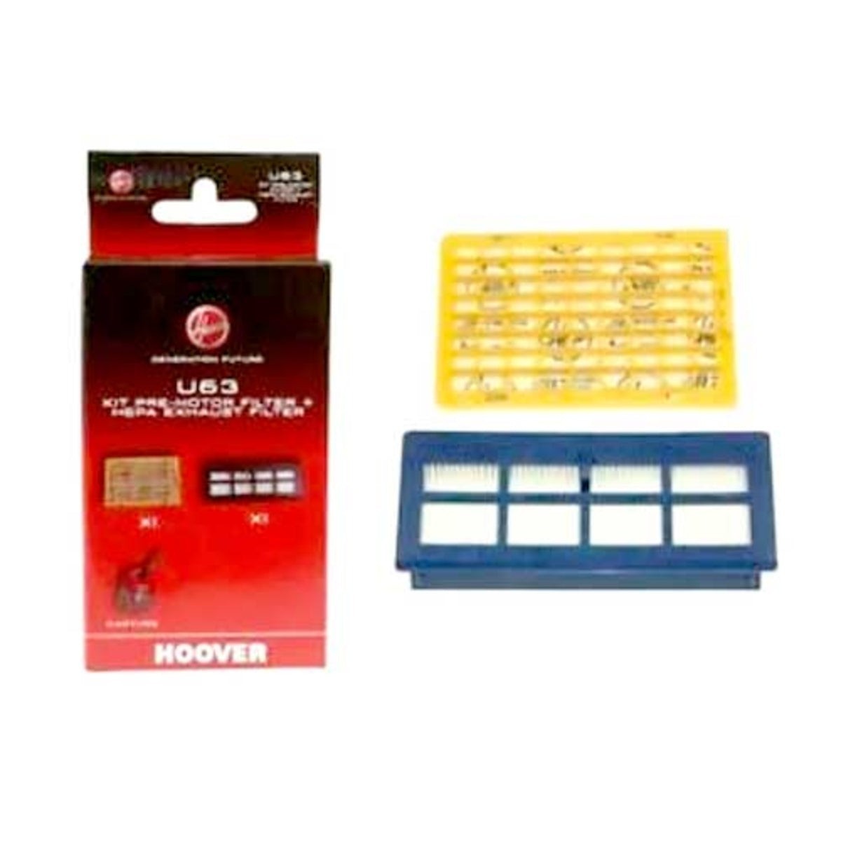Recambio Hoover U63 - Conjunto de filtros para aspiradora - 35601193