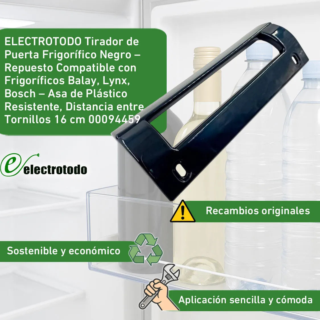 Balay, Lynx, Bosch - Tirador frigorífico puerta - 00094459