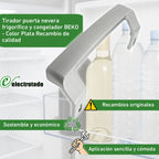 Puxador para frigorífico Beko em aço inoxidável - 4900061200