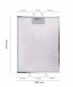 Filtro metálico campana extractora 370x280 Teka 81460072