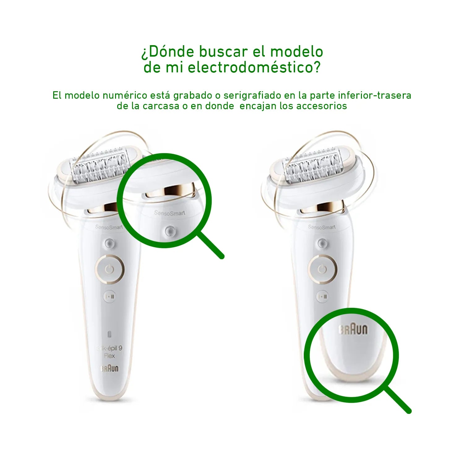 Cabezal depilacion Braun Silk Epil 9 Flex 81719648