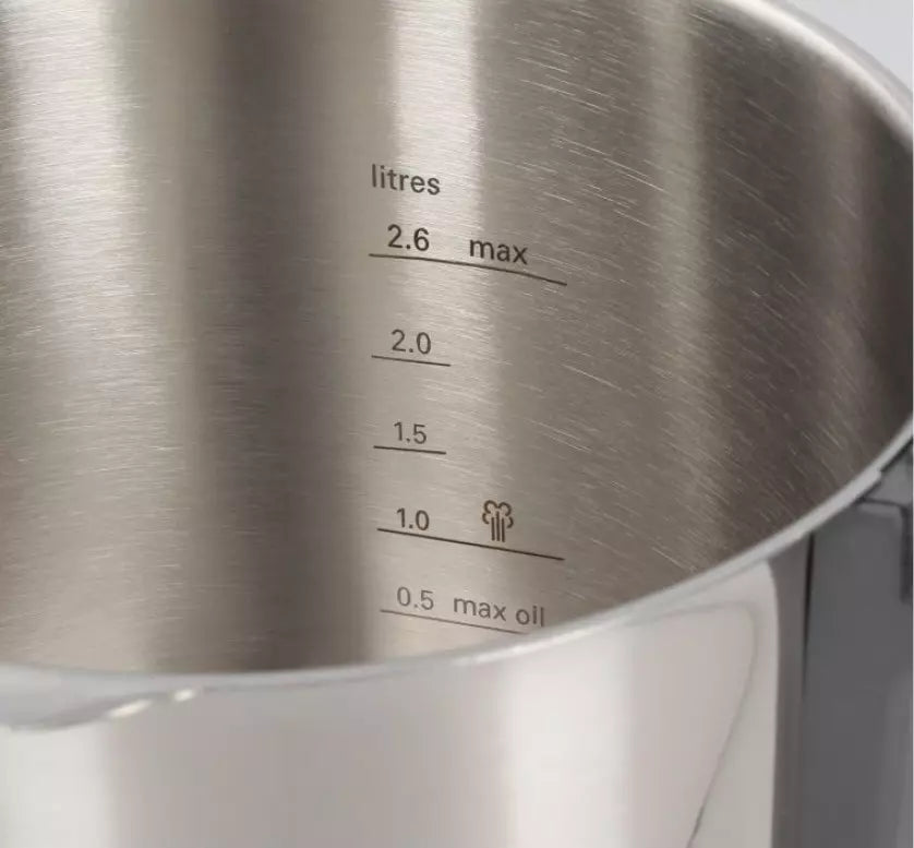 Kenwood kCook MULTI CCL401WH - Cuenco de acero inoxidable completo para robot de cocina - KW716490