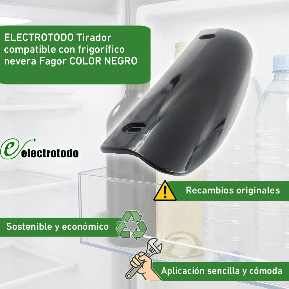 Fagor, Edesa, Aspes - Tirador para frigorífico panelable - ST0029136