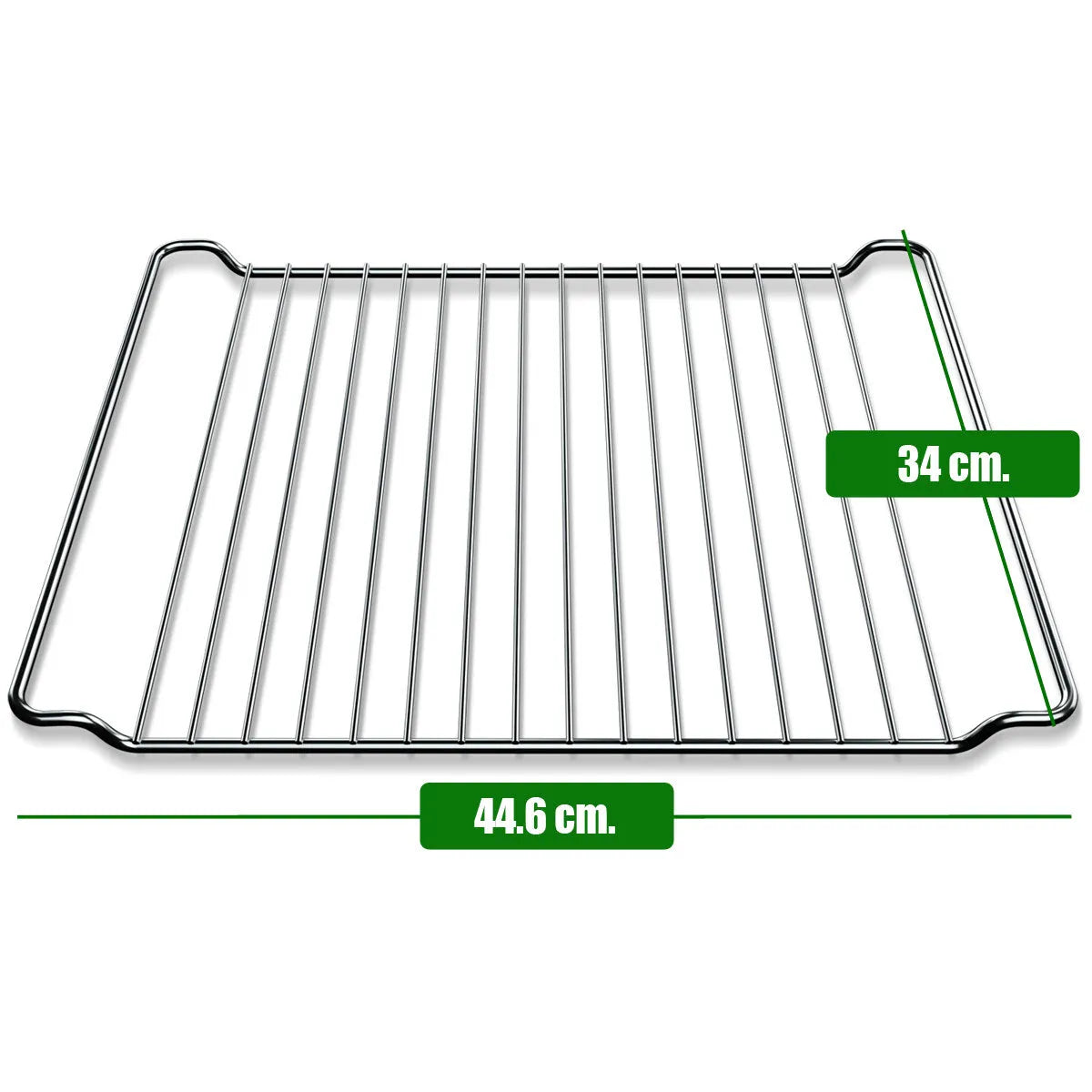 recambio Rejilla horno 446 x 340 mm Whirlpool, Indesit 481245819334