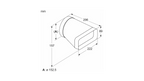 Adaptador chimenea Bosch 17005349