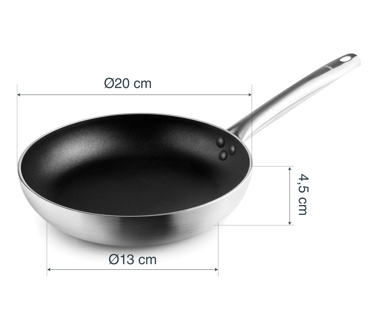 Adara - Sartén para equipos de cocina - Lacor 14590 - imagen 3