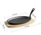 - Bandeja oval con mango para equipos de cocina - Lacor 25867 - imagen 2