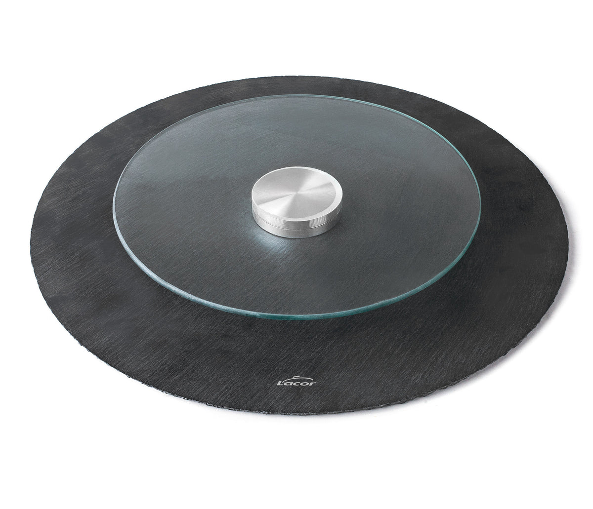 - Bandeja pizarra natural giratoria para equipos de cocina - Lacor 61235 - imagen 3