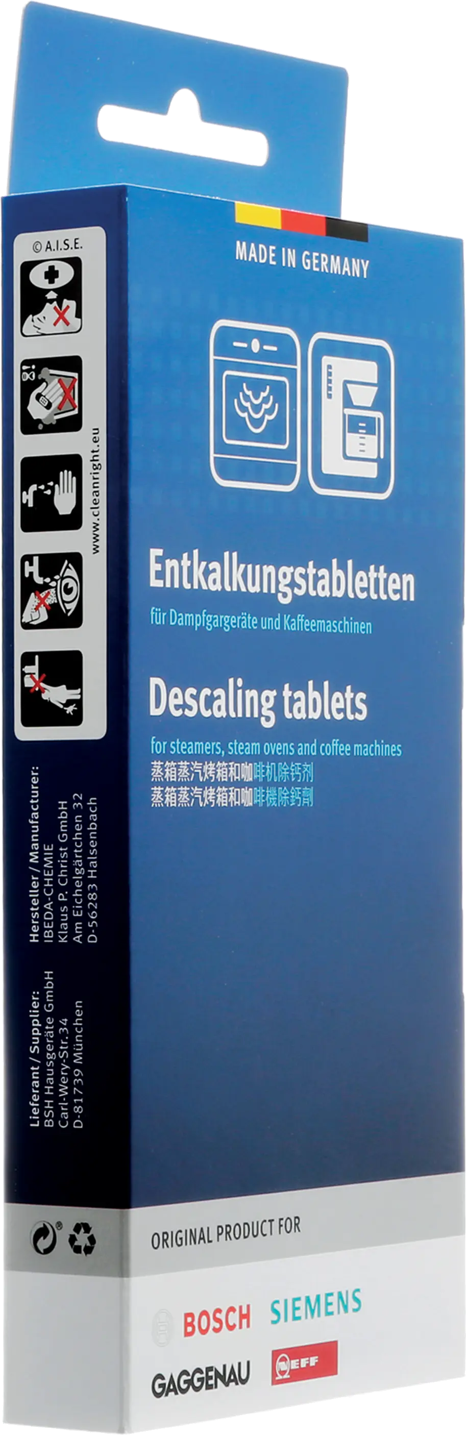 Bosch, Siemens - Pastillas descalcificadoras para cafetera Bosch 00311976 - imagen 4