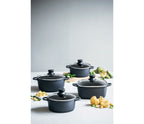 - Cacerola con tapa de cristal para equipos de cocina - Lacor 25816 - imagen 3