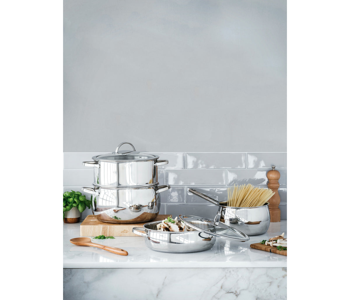 - Cacerola con tapa para equipos de cocina - Lacor 79016 - imagen 2