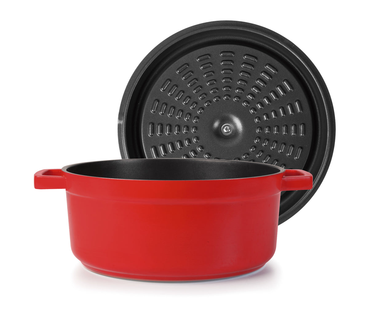 - Cacerola con tapa roja para equipos de cocina - Lacor 25909 - imagen 2