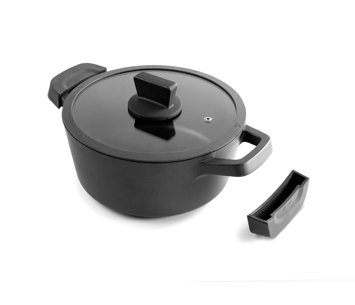 - Cacerola con tapa Titanium Pro para equipos de cocina - Lacor 27520 - imagen 3