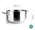 - Cacerola sin tapa para equipos de cocina - Lacor 16020 - imagen 2