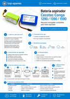 Cecotec Conga - Aspirador de Pó sem Fios - 2809 - 2809