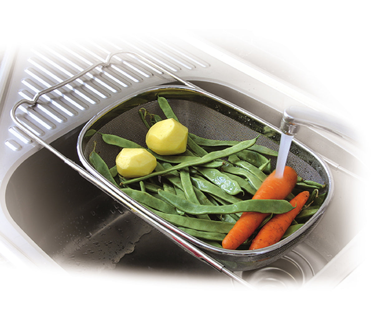 - Escurridor extensible para fregadera - Lacor 62987 - imagen 2