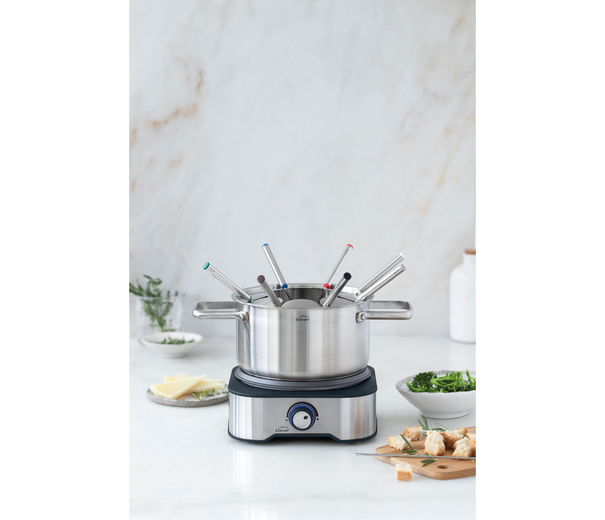 Grey Plus - Fondue para equipos de cocina - Lacor 69399 - imagen 2