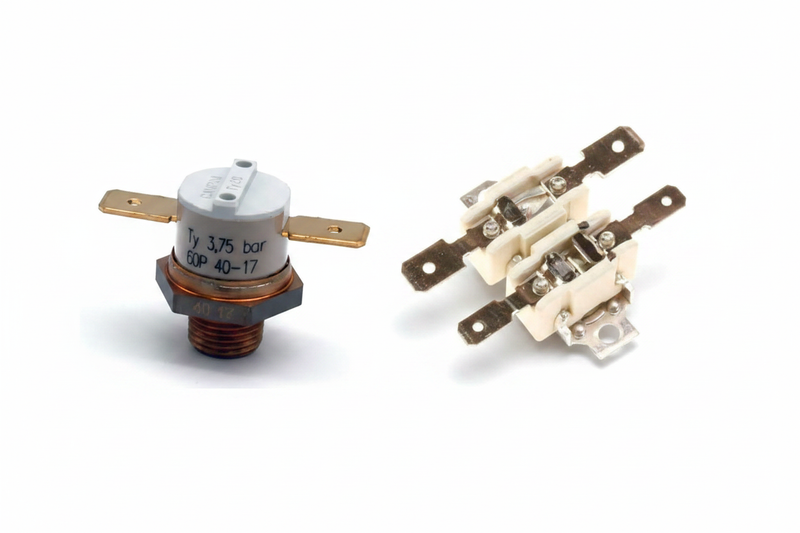 Resistencias y termostatos para termos eléctricos de agua caliente.
