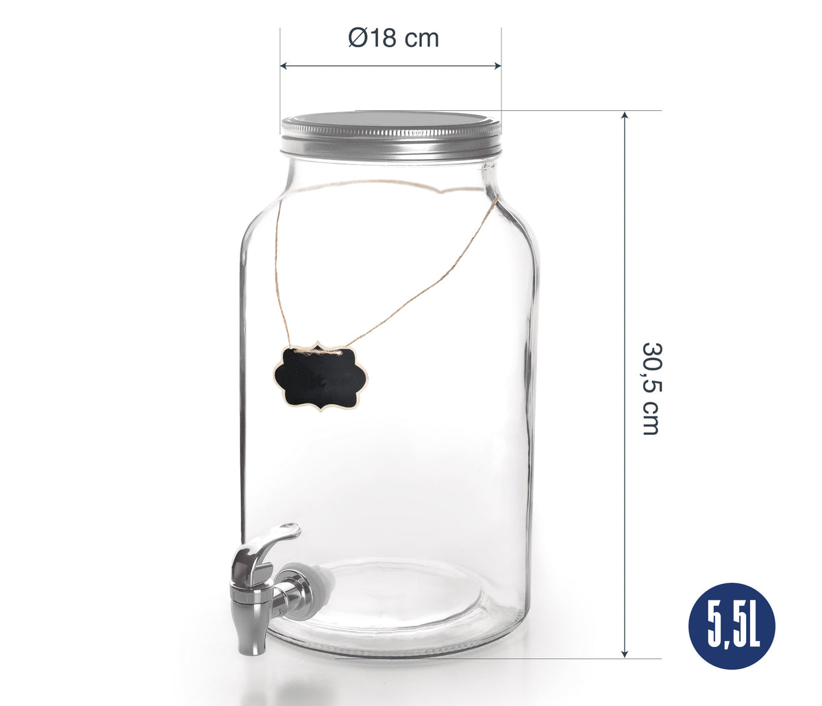 - Jarra dispensadora para equipos de cocina - Lacor 61951 - imagen 3