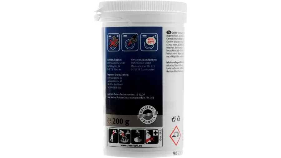 Limpiador en polvo limpieza lavadoras 00311925