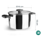 - Olla con tapa para equipos de cocina - Lacor 80116 - imagen 2