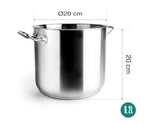 - Olla sin tapa para equipos de cocina - Lacor 16120 - imagen 2