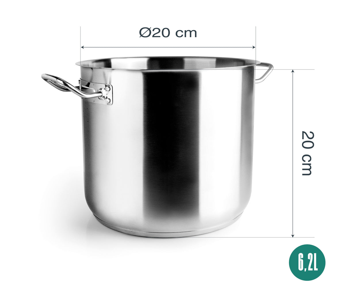 - Olla sin tapa para equipos de cocina - Lacor 16120 - imagen 2