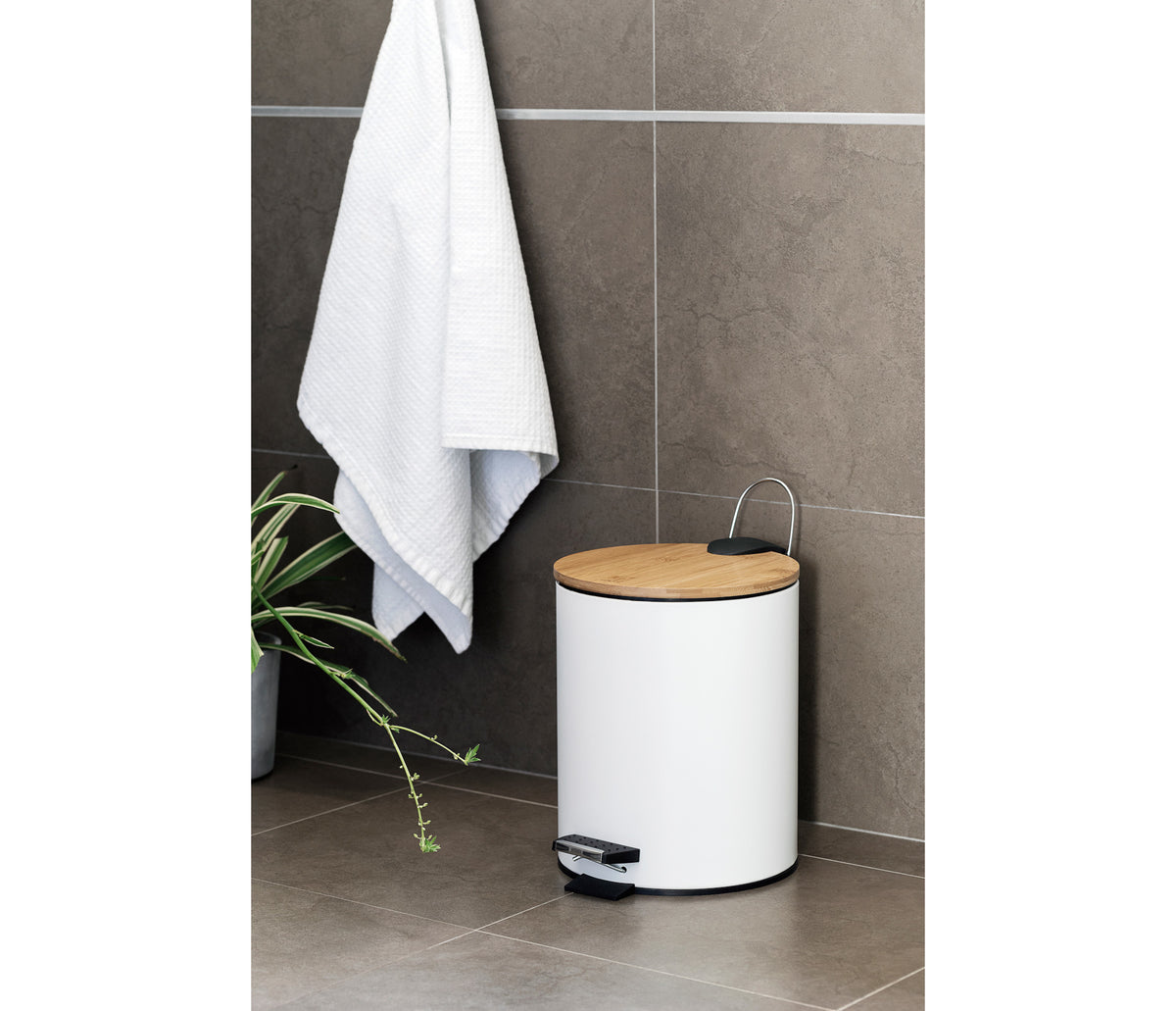 - Papelera con pedal para equipos de cocina - Lacor 63355 - imagen 4