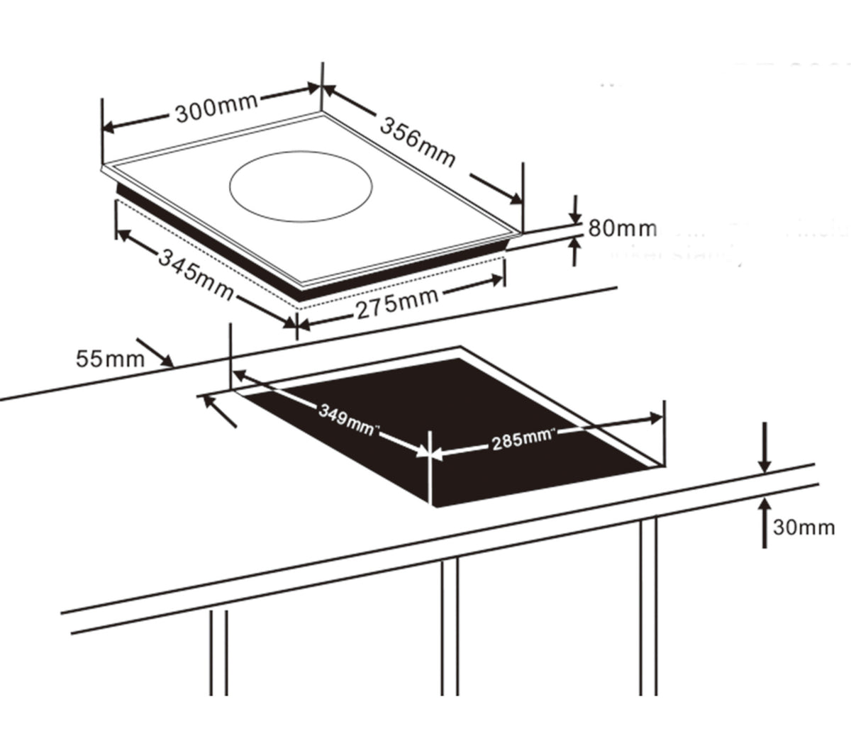 - Placa de inducción para equipos de cocina - Lacor 69032 - imagen 2