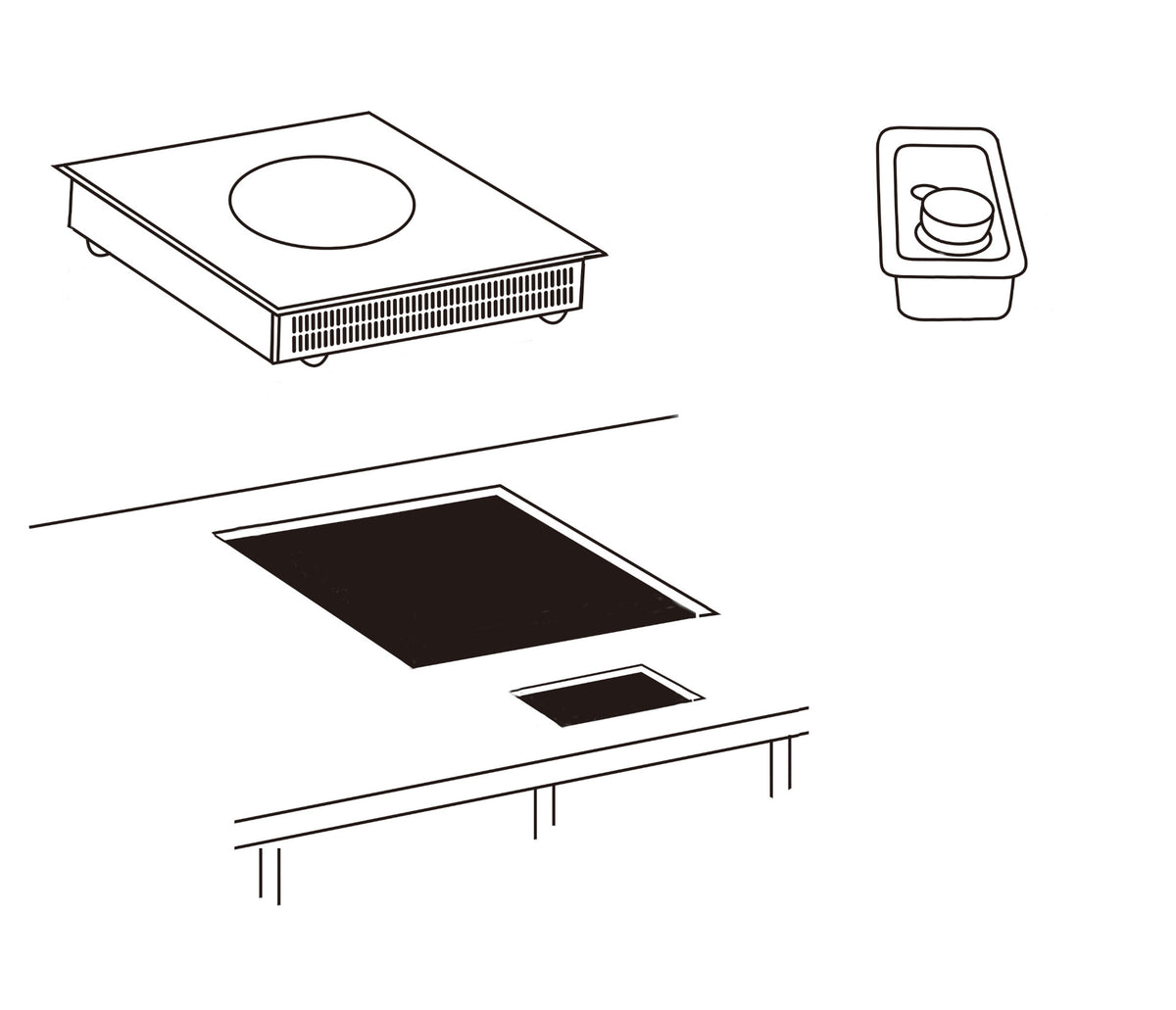 - Placa de inducción para equipos de cocina - Lacor 69371 - imagen 2