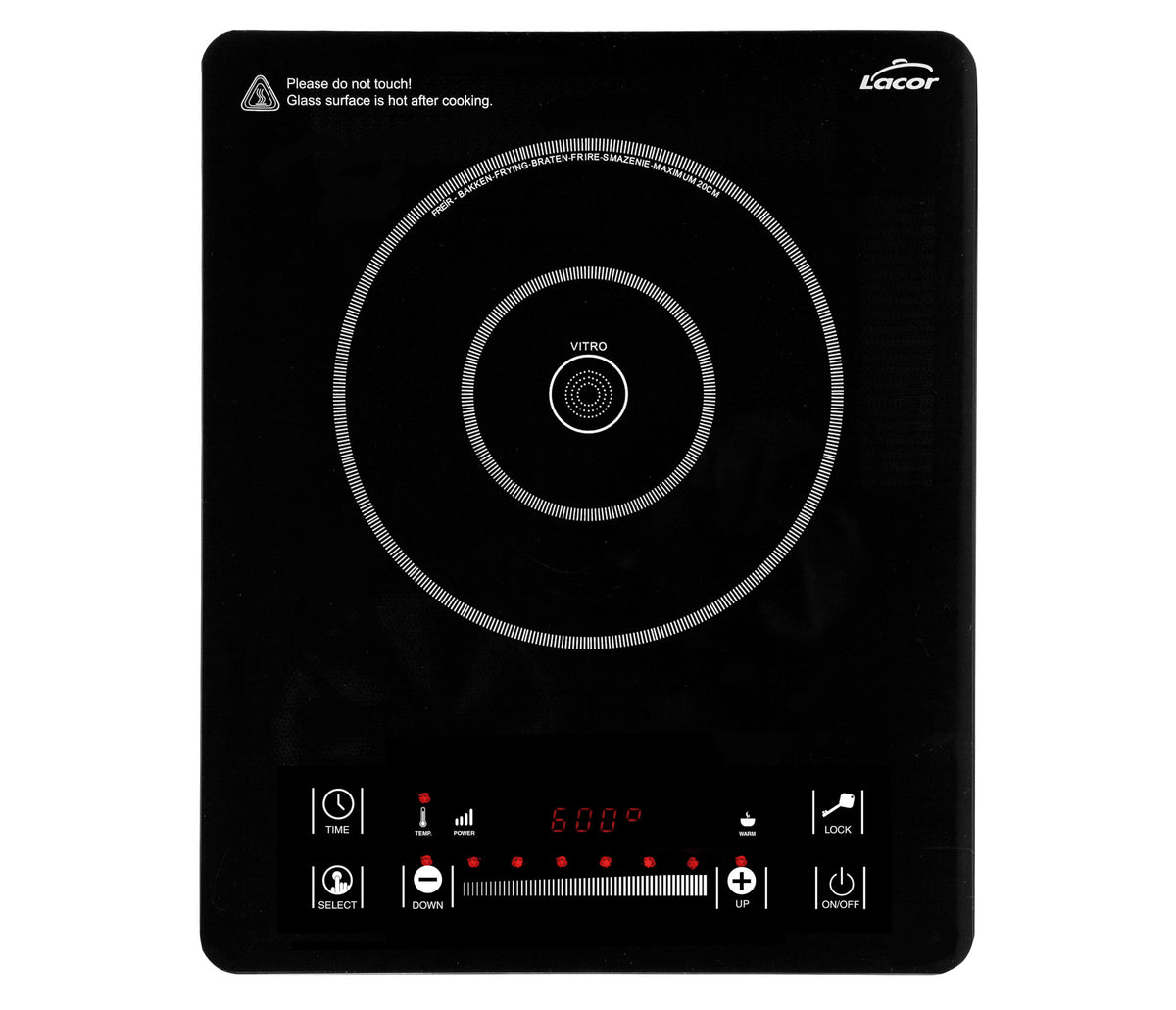 - Placa vitrocerámica para equipos de cocina - Lacor 69232 - imagen 2
