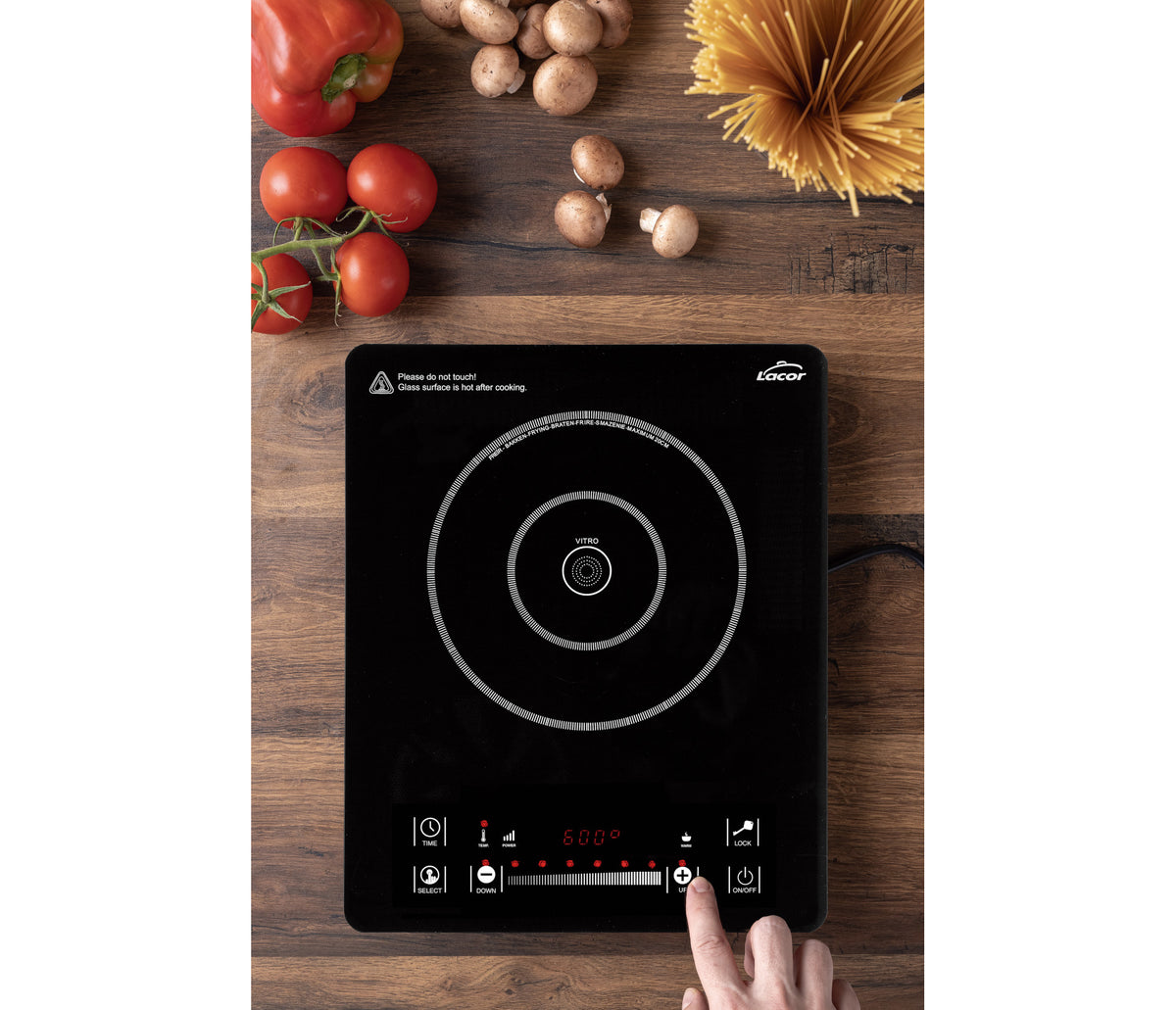 - Placa vitrocerámica para equipos de cocina - Lacor 69232 - imagen 3