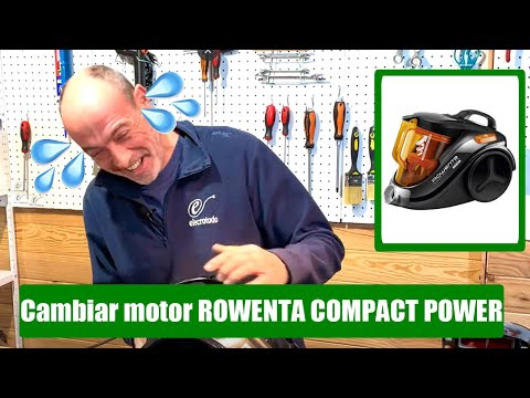Cambiar el motor de aspiradora Rowenta Compact Power Cyclonic