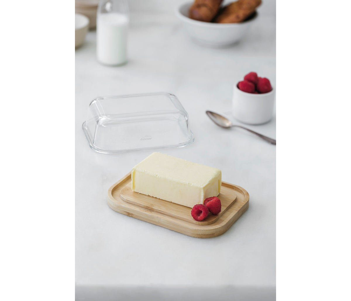 - Recipiente con campana para mantequilla para equipos de cocina - Lacor 62898 - imagen 2