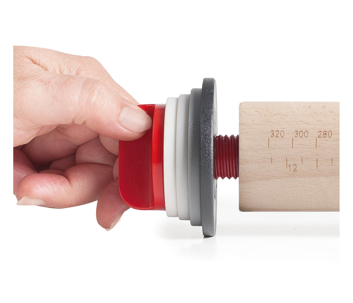 - Rodillo para amasar con anillas para equipos de cocina - Lacor 67142 - imagen 2