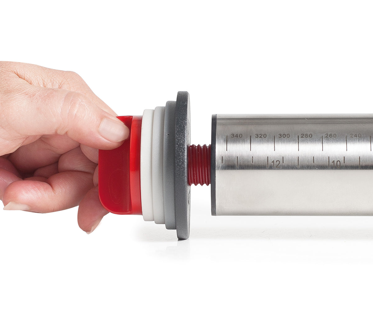 - Rodillo para amasar con anillas para equipos de cocina - Lacor 67143 - imagen 2