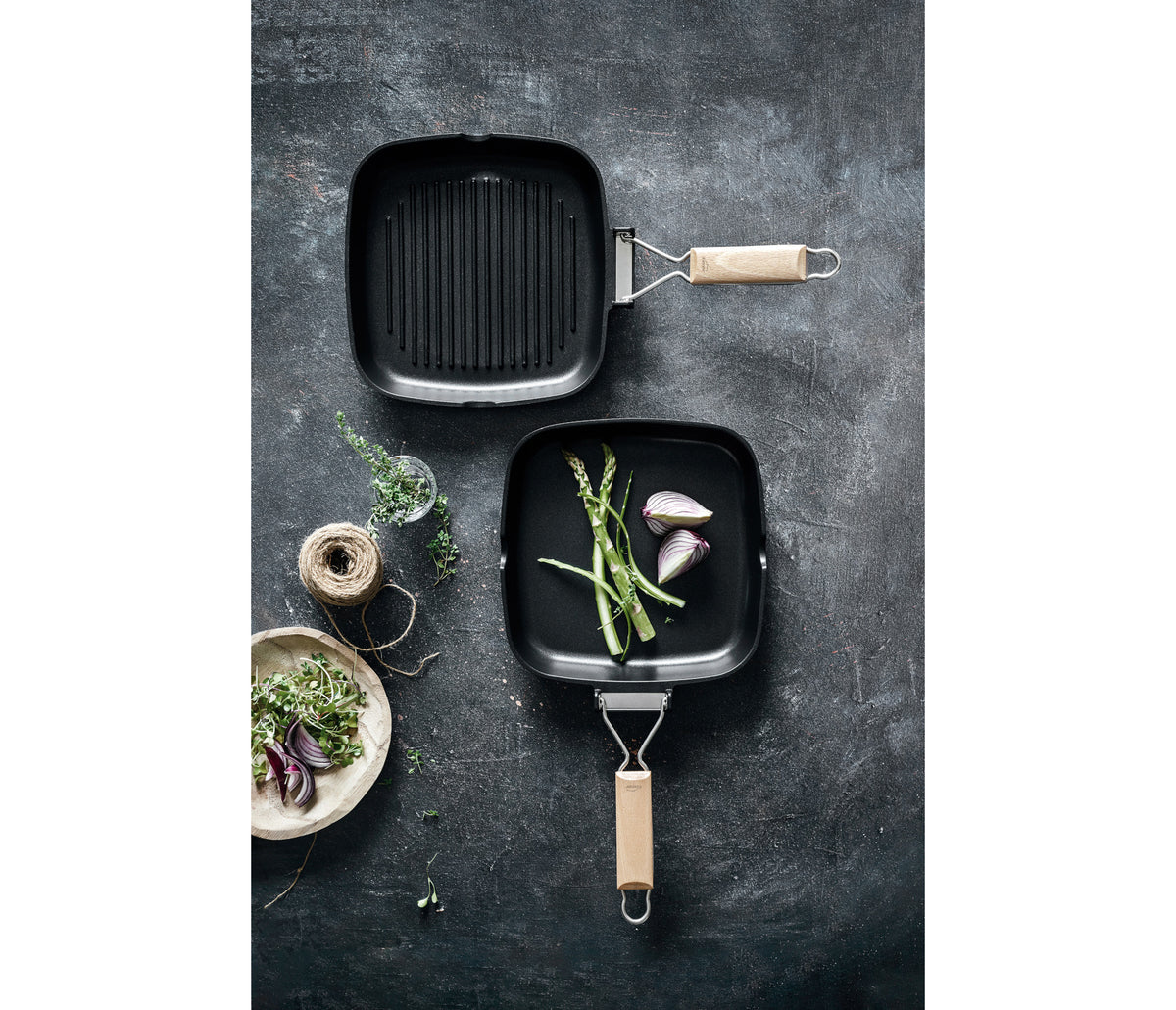 - Sartén grill acanalada para equipos de cocina - Lacor 25144 - imagen 3
